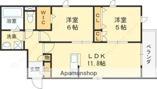 KIMAPI HAUS【403号室】の間取り