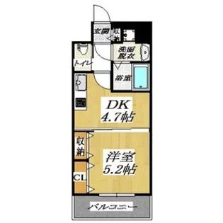 CITY SPIRE鶴見【3階】の間取り