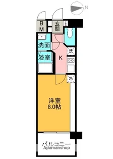 スプランディッド放出【13階】の間取り