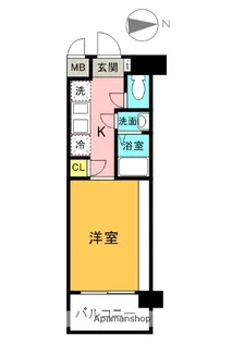 スプランディッド放出【11階】の間取り