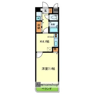 大阪府大阪市淀川区塚本5丁目【マンション】の間取り