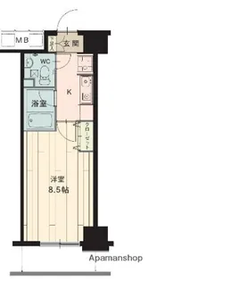 ロジェ今福鶴見【5階】の間取り