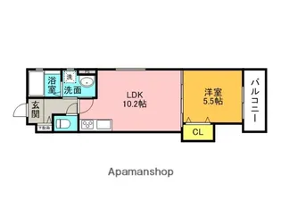 ラモーナ諸口【2階】の間取り