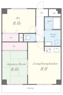 ファミーユ2【3階】の間取り