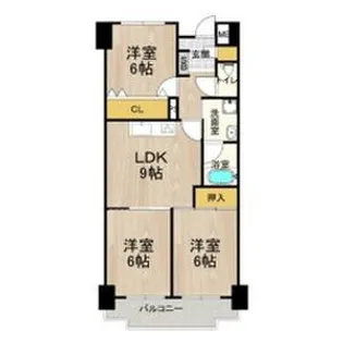 ヴェルデュール・カー【1階】の間取り