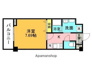 ウェルフォート鶴見【1階】の間取り