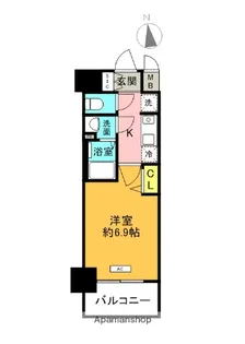 スワンズシティ大阪城コスタ【6階】の間取り