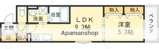 クリエオーレ徳庵【1階】の間取り