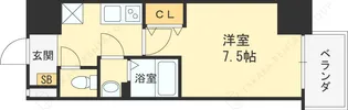 MARKST鶴見【13階】の間取り