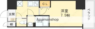 LUMINOUS鶴見【4階】の間取り