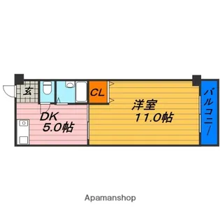 M'プラザ城東弐番館【5階】の間取り