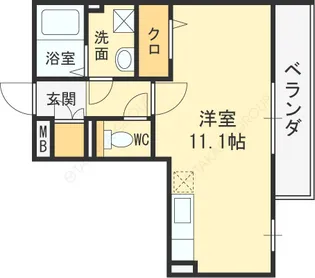 ハナミズキ【2階】の間取り