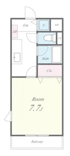 ラフィネシャンブル【3階】の間取り