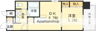 GARDENIA鶴見【11階】の間取り