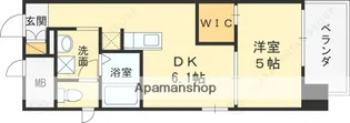 GARDENIA鶴見【5階】の間取り