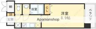 スプランディッド京橋EAST【6階】の間取り