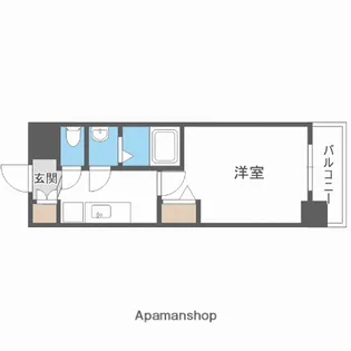 プレサンス新大阪イオリア【2階】の間取り
