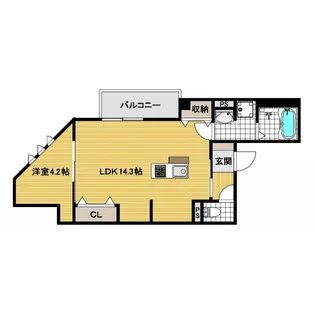 MAISON PRIMERO【103号室号室】の間取り