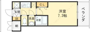 S-RESIDENCE都島Elegant【6階】の間取り