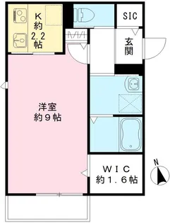 AMBIENTE【201号室号室】の間取り