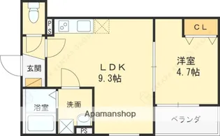 GMヒルズ今津北B棟【101号室】の間取り