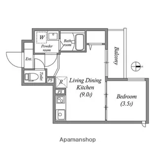 ROYAL MAISON 城東【4階】の間取り