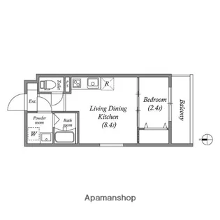 ROYAL MAISON 城東【4階】の間取り