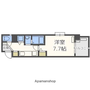 ボンジュール西九条【2階】の間取り