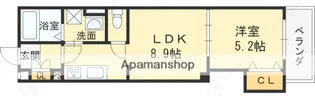 ラモーナ諸福1【3階】の間取り
