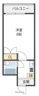 シティハイツ下新庄【4階】の間取り