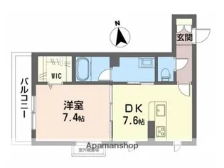 シャーメゾングランデ深江橋【301号室】の間取り