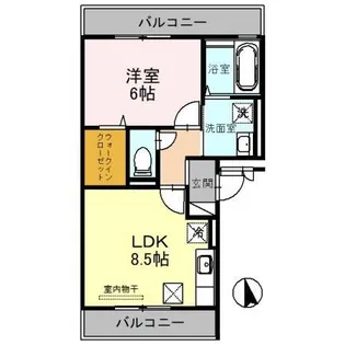 グランシャリオSG【1階】の間取り