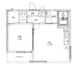アッコルド【2階】の間取り