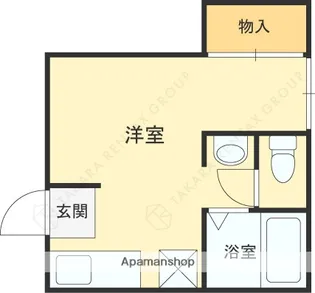 諏訪ハイツ【202号室】の間取り