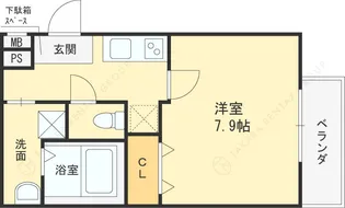 フジパレス野崎?番館【1階】の間取り