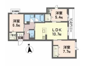 グランメゾン諏訪【3階】の間取り