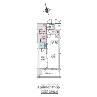大阪府大阪市東淀川区西淡路1丁目【マンション】の間取り