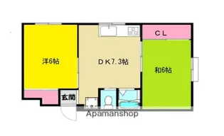 グランドライズリブ【3階】の間取り