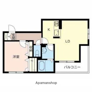 シャーメゾン 京和【2階】の間取り