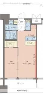 プレジオ東三国【4階】の間取り
