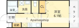 リアコート下新庄【2階】の間取り