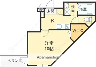 コウジィコート野崎【205号室】の間取り