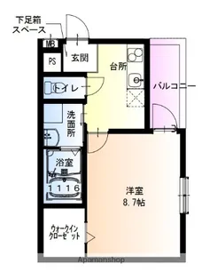 フジパレス今津中イースト【3階】の間取り