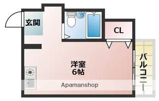 大阪府大阪市東淀川区下新庄4丁目【マンション】の間取り