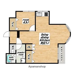 松永マンション【5階】の間取り