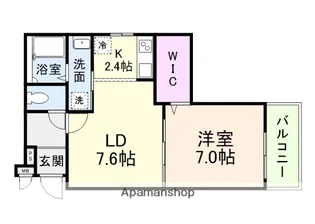JT レジデンス 徳庵【1階】の間取り