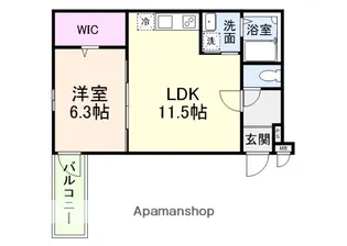 JTレジデンス徳庵【1階】の間取り