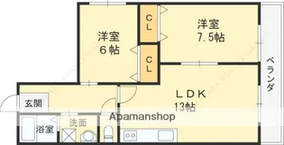 ManoaClair【2階】の間取り