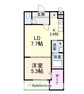 ヴェルメゾン南郷【3階】の間取り