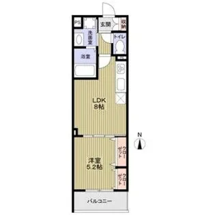 フォレストクリエオーレ諸口【3階】の間取り